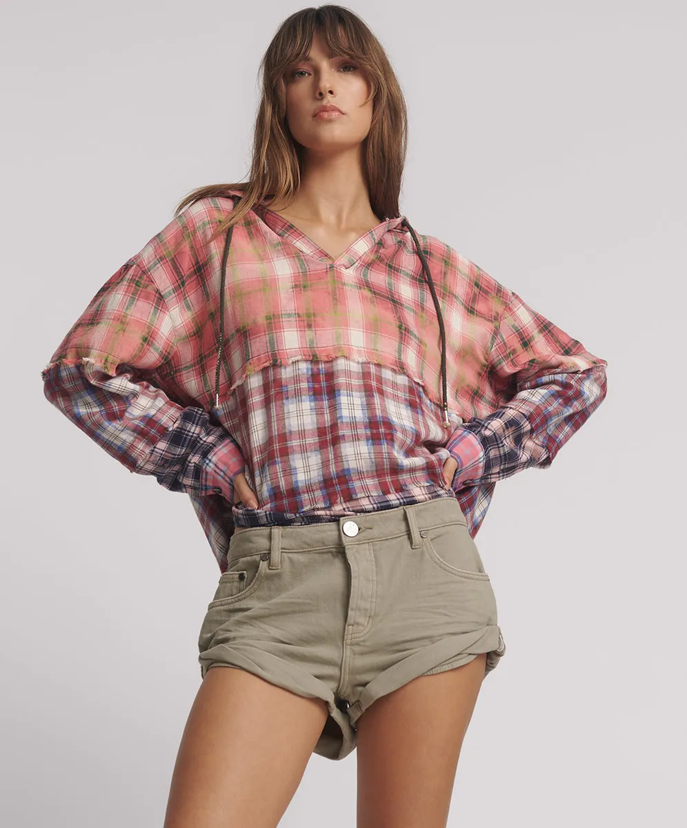 Bandits Low Waist Denim Shorts - Faded Khaki sold by One Teaspoon product image thumbnail 2