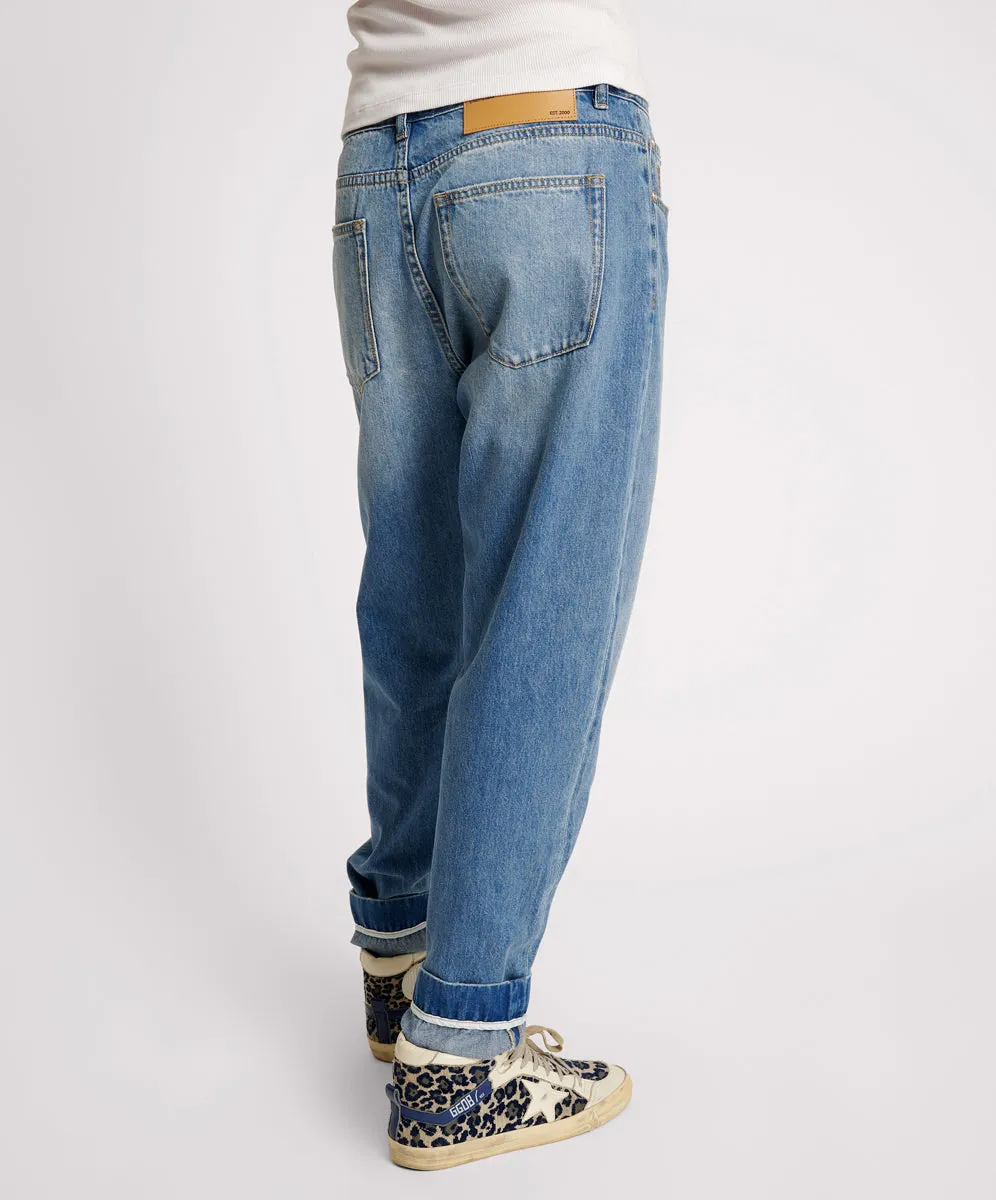 Bandits Low Waist Boyfriend Denim Jeans - Pacifica sold by One Teaspoon product image thumbnail 4