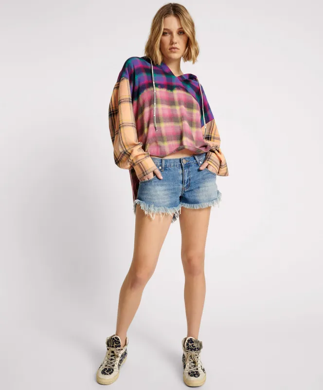 Dukes Low Waist Mini Denim Shorts - Pacifica sold by One Teaspoon