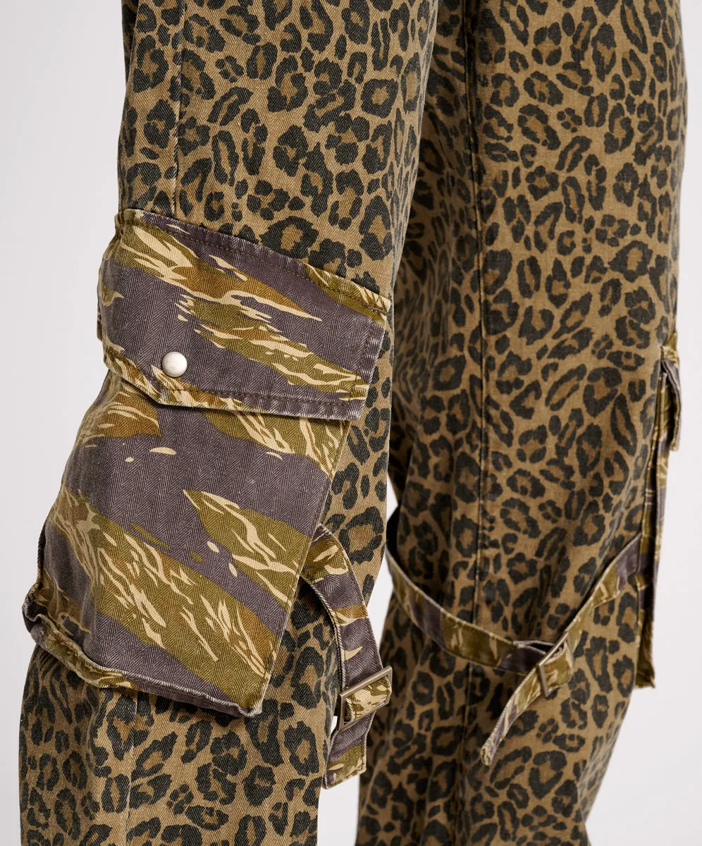 Luna Utility Pants - Animal Camo sold by One Teaspoon product image thumbnail 5