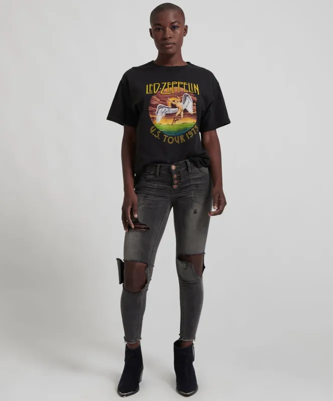 Freebirds Ii Low Waist Stretch Skinny Denim Jeans - Le Duke sold by One Teaspoon