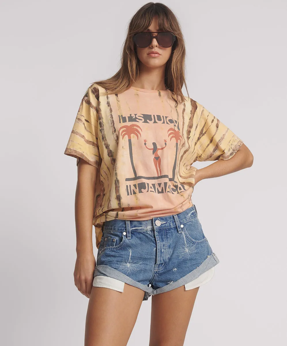 Bandits Low Waist Denim Shorts - Malibu Blue sold by One Teaspoon product image thumbnail 2