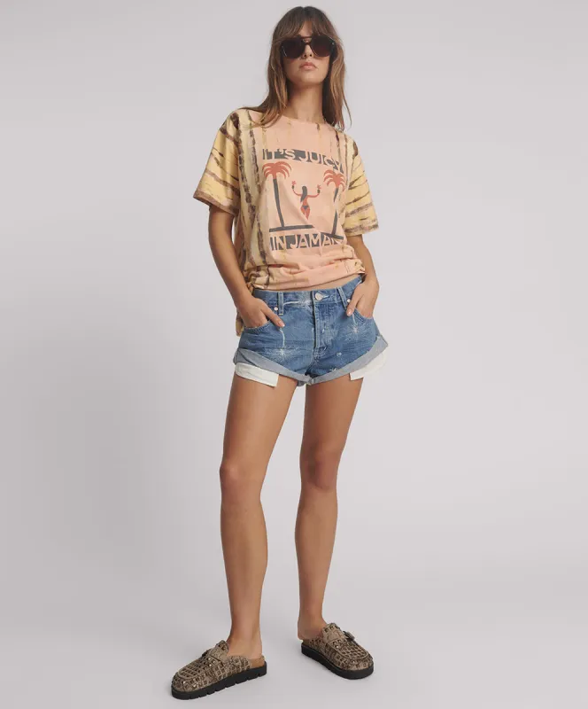 Bandits Low Waist Denim Shorts - Malibu Blue sold by One Teaspoon