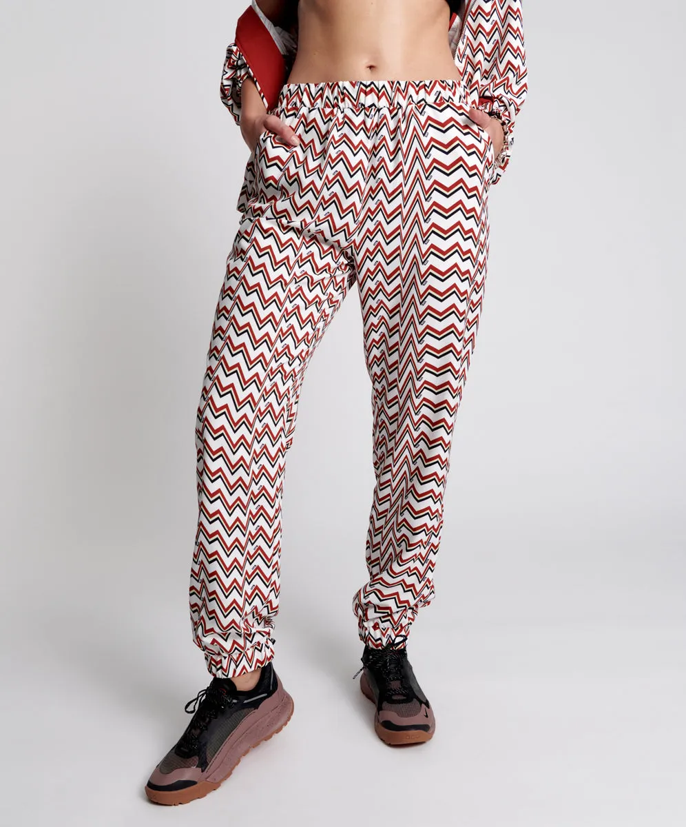 O.T.S Heartline Track Pants - Red White sold by One Teaspoon product image thumbnail 2