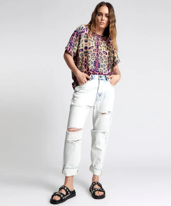 Bandits Low Waist Boyfriend Denim Jeans - Florence sold by One Teaspoon