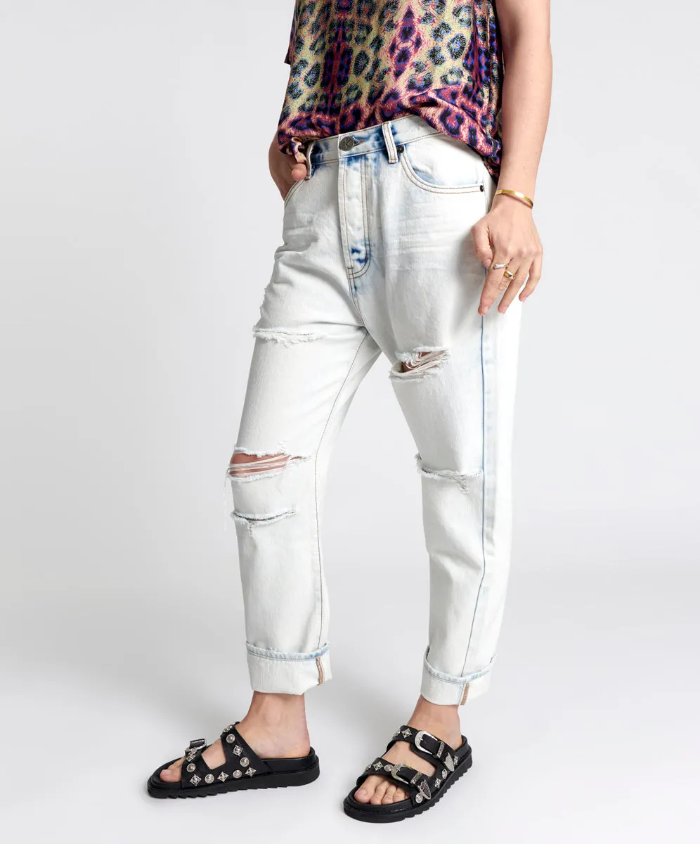 Bandits Low Waist Boyfriend Denim Jeans - Florence sold by One Teaspoon product image thumbnail 2