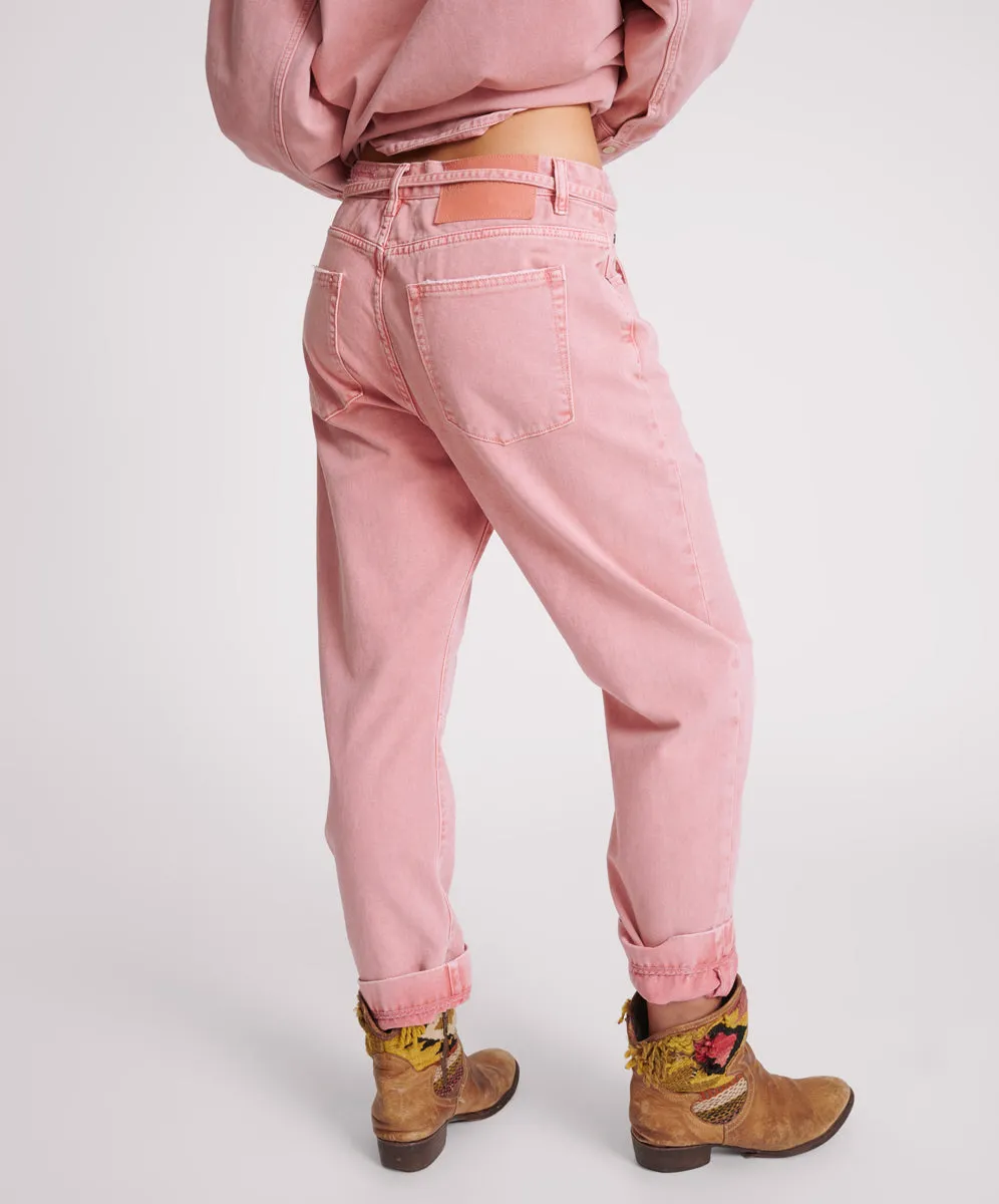 Bandits Low Waist Boyfriend Jeans - Vintage Red sold by One Teaspoon product image thumbnail 4