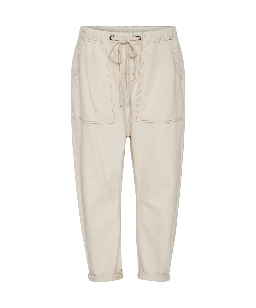 Shabby Kingpin Boyfriend Denim Jeans - Natural White sold by One Teaspoon product image thumbnail 5