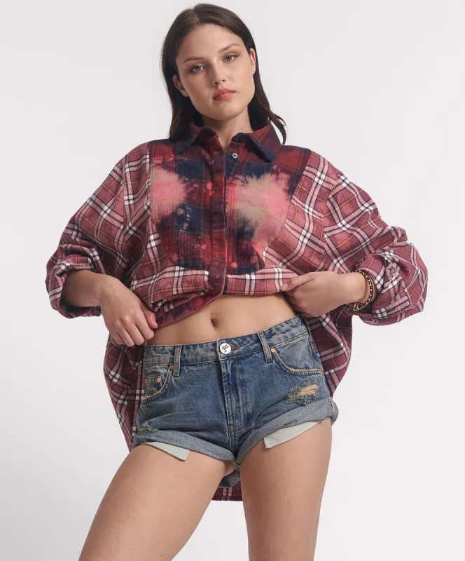 Bandits Low Waist Denim Shorts - Colorado Blue sold by One Teaspoon