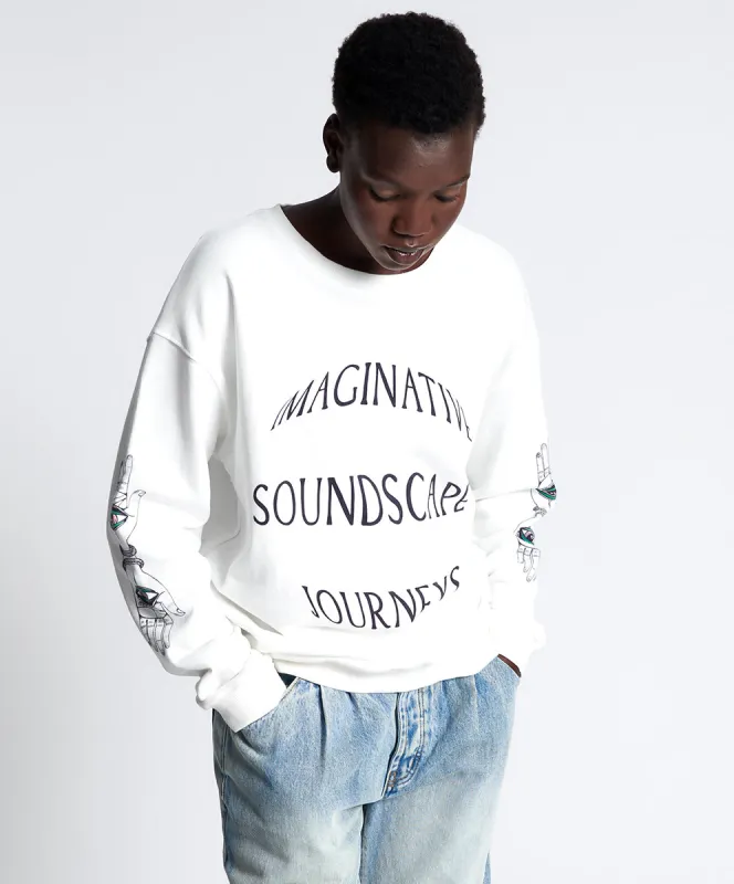 DEEPER SOUNDS HAND OF WISDOM SWEATER sold by One Teaspoon