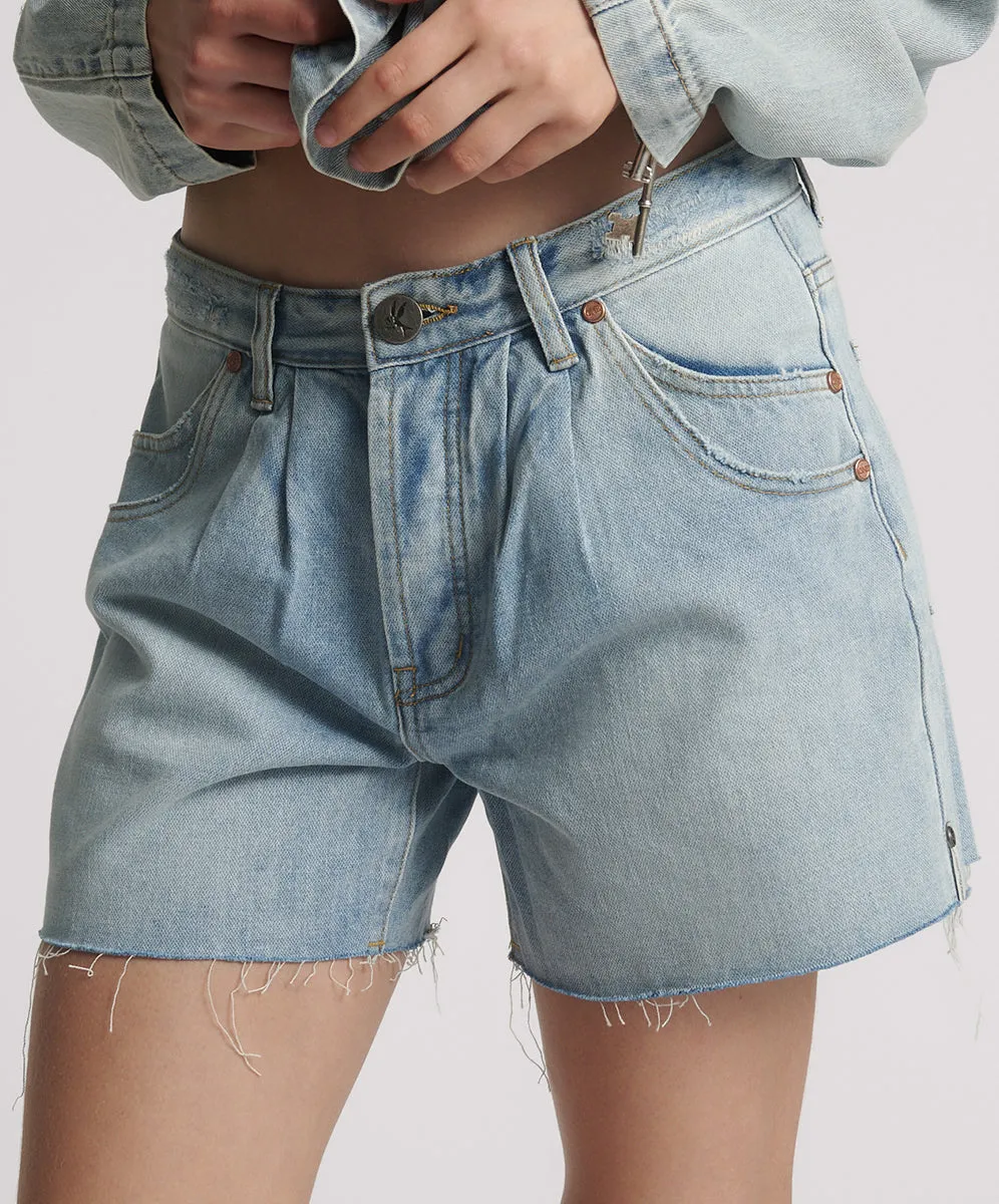 Shakers Low Waist Super Relaxed Denim Shorts sold by One Teaspoon product image thumbnail 2