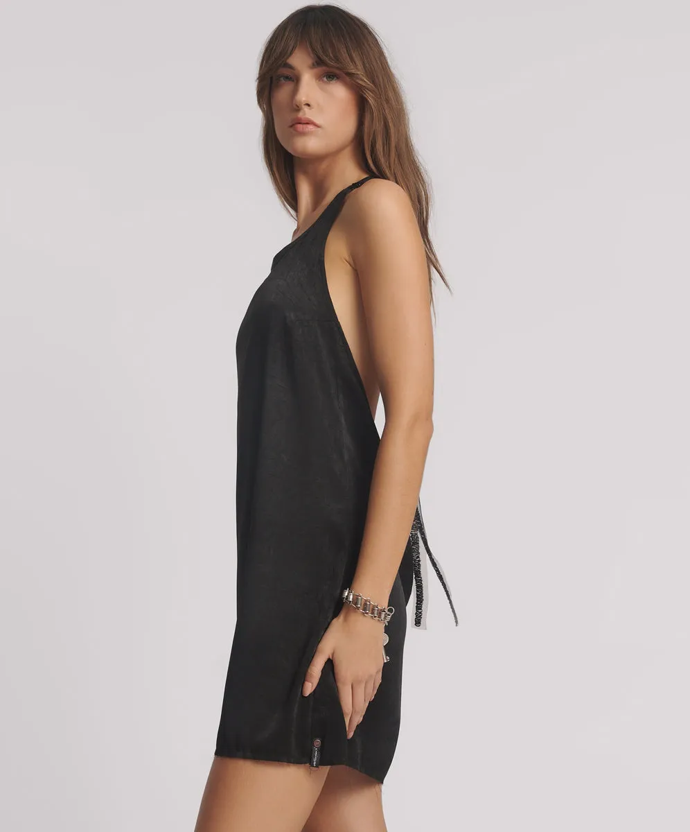 Roxie Embellished Backless Slip Mini Dress - Black sold by One Teaspoon product image thumbnail 2