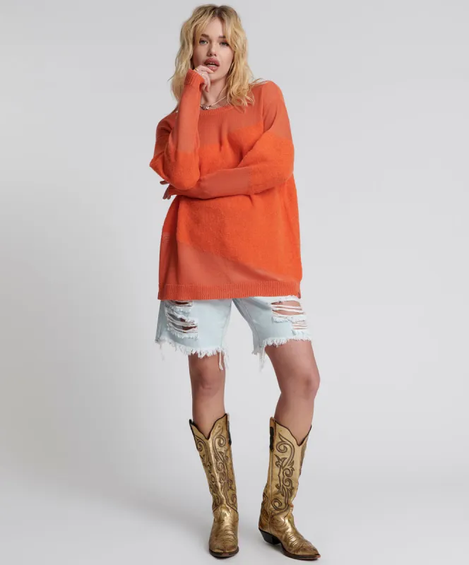 Jacksons Mid Waist Wide Leg Denim Shorts - Le Surf sold by One Teaspoon