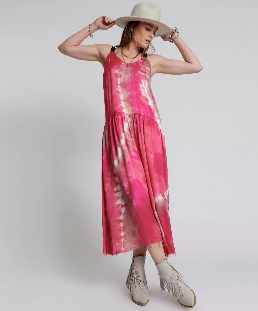 SATIN SOLAR FLARE RUNWAY CAMI DRESS sold by One Teaspoon