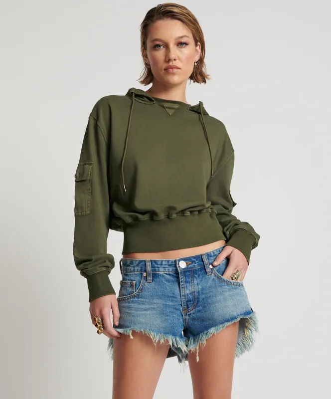 PACIFICA BONITAS LOW WAIST DENIM SHORTS sold by One Teaspoon