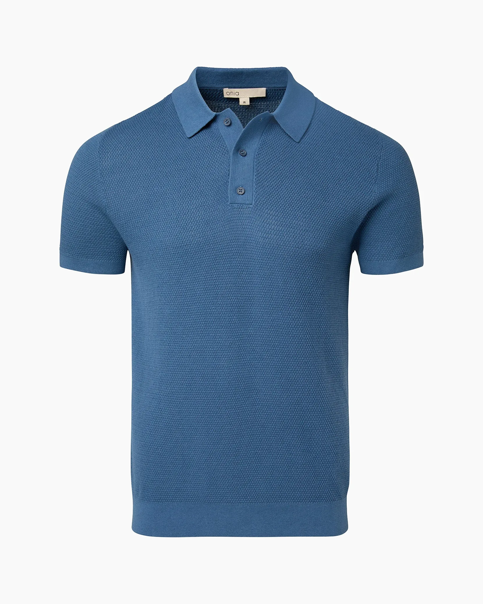Cotton Textured Knit Polo sold by Onia product image thumbnail 2