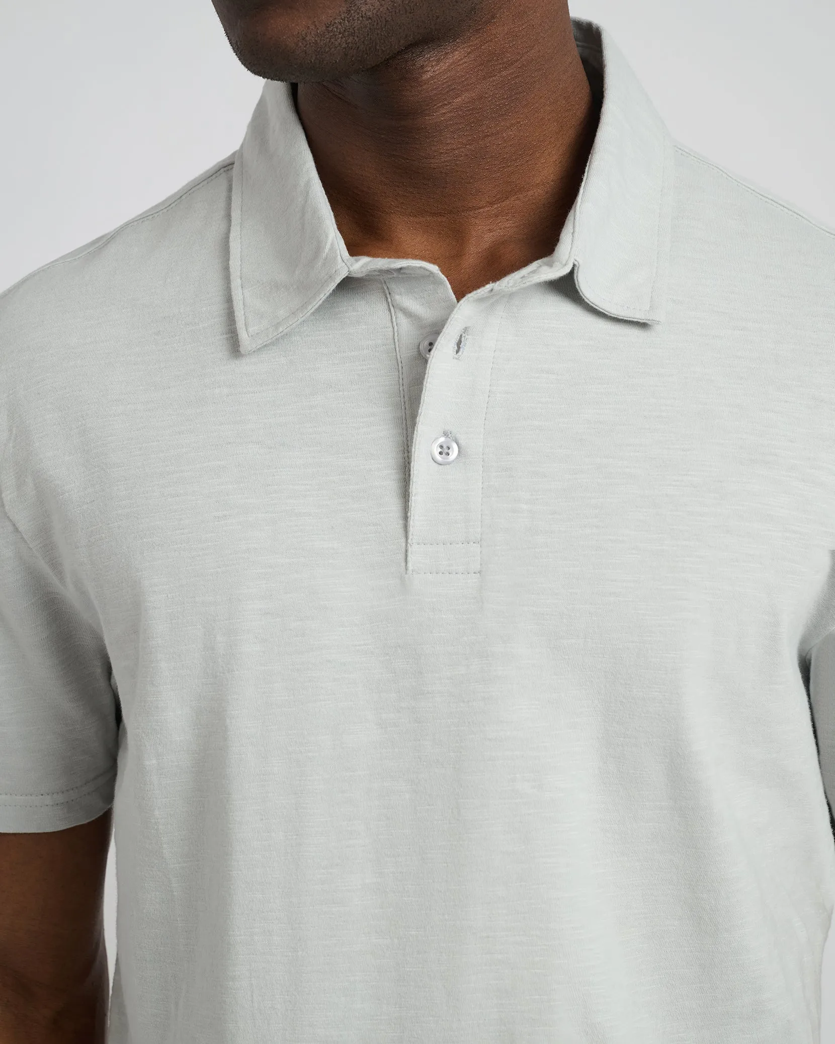 Slub Short Sleeve Polo sold by Onia product image thumbnail 4