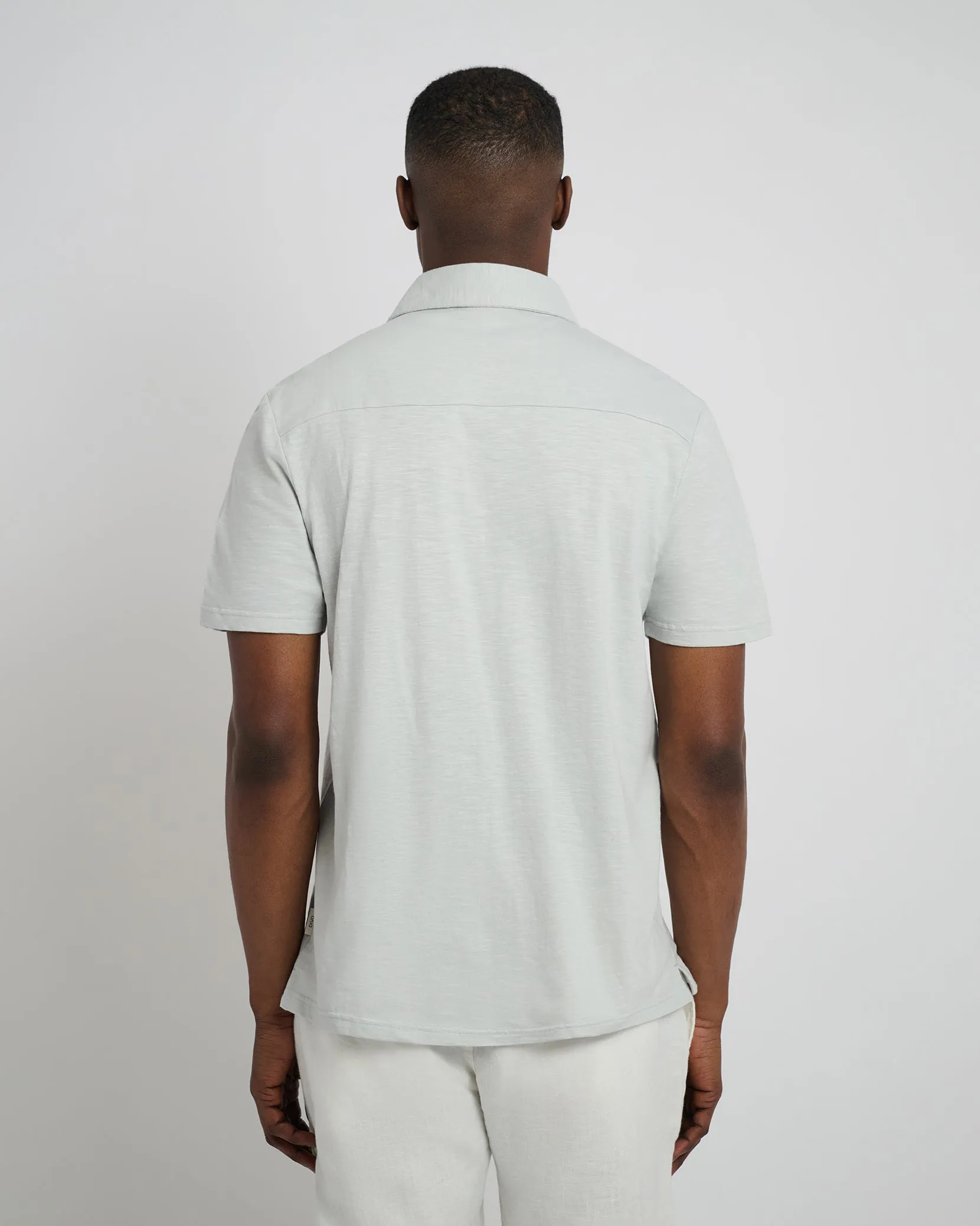 Slub Short Sleeve Polo sold by Onia product image thumbnail 5