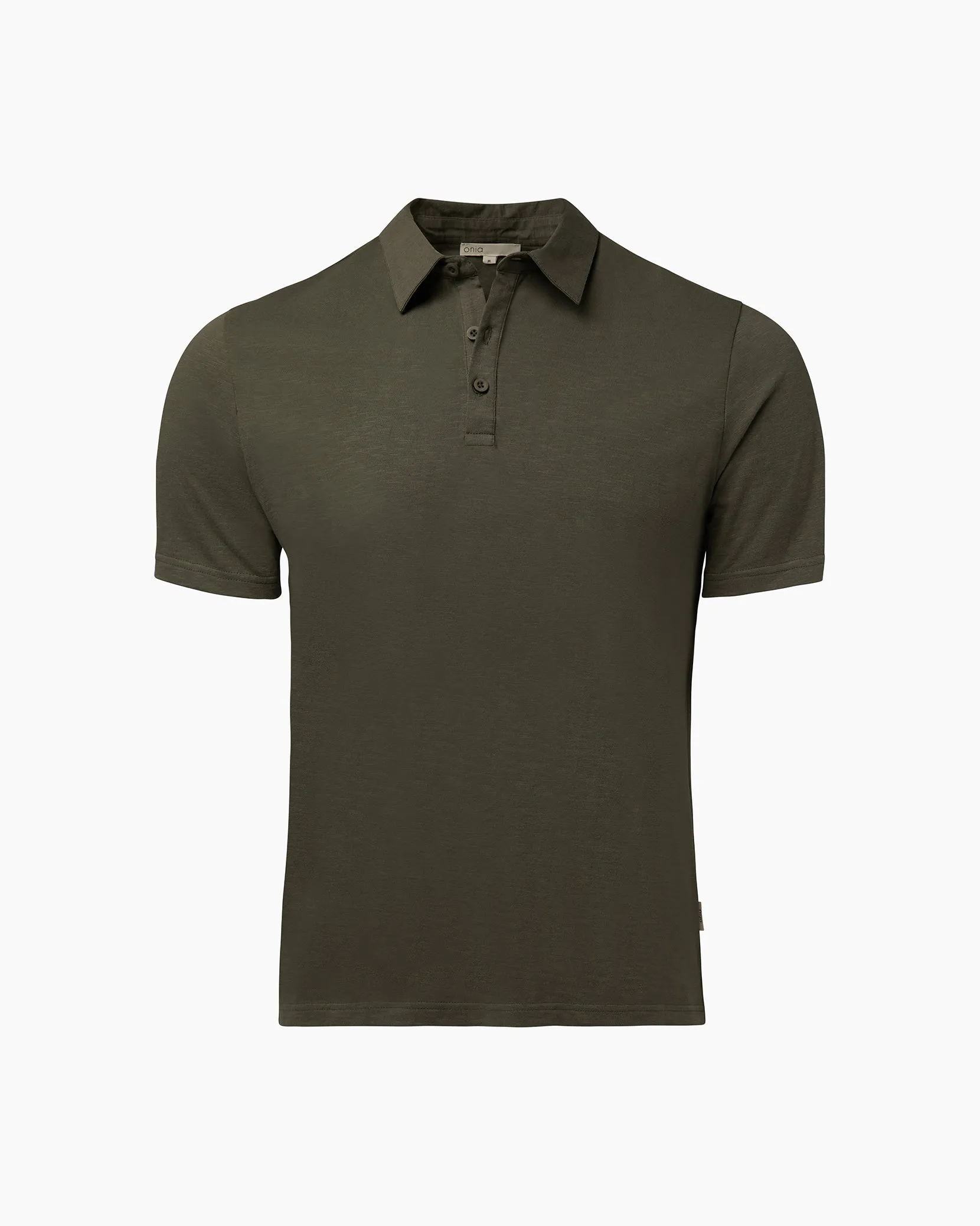 Slub Short Sleeve Polo sold by Onia product image thumbnail 2