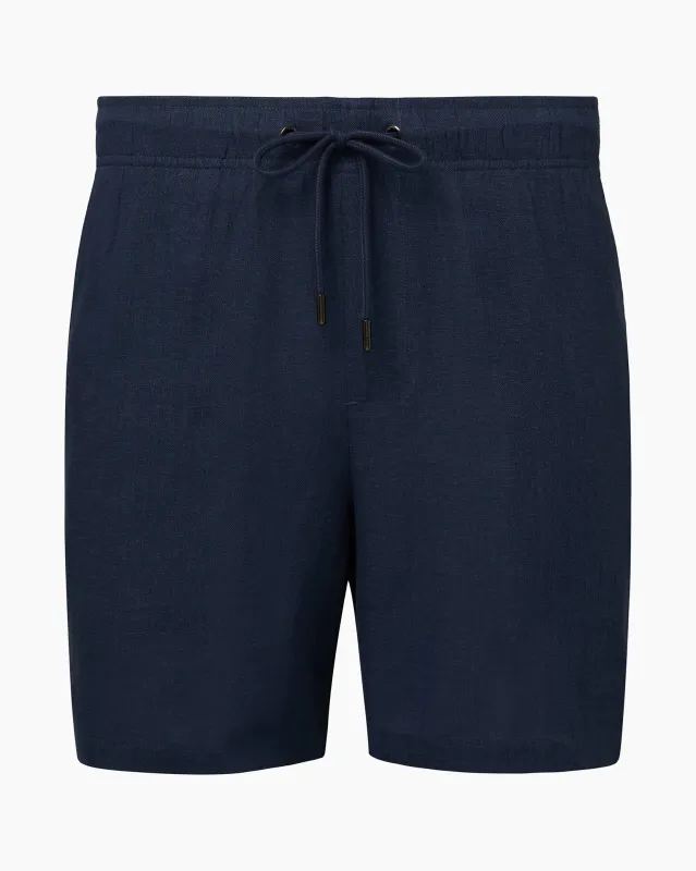 Classic Pull On Linen Short 6" sold by Onia