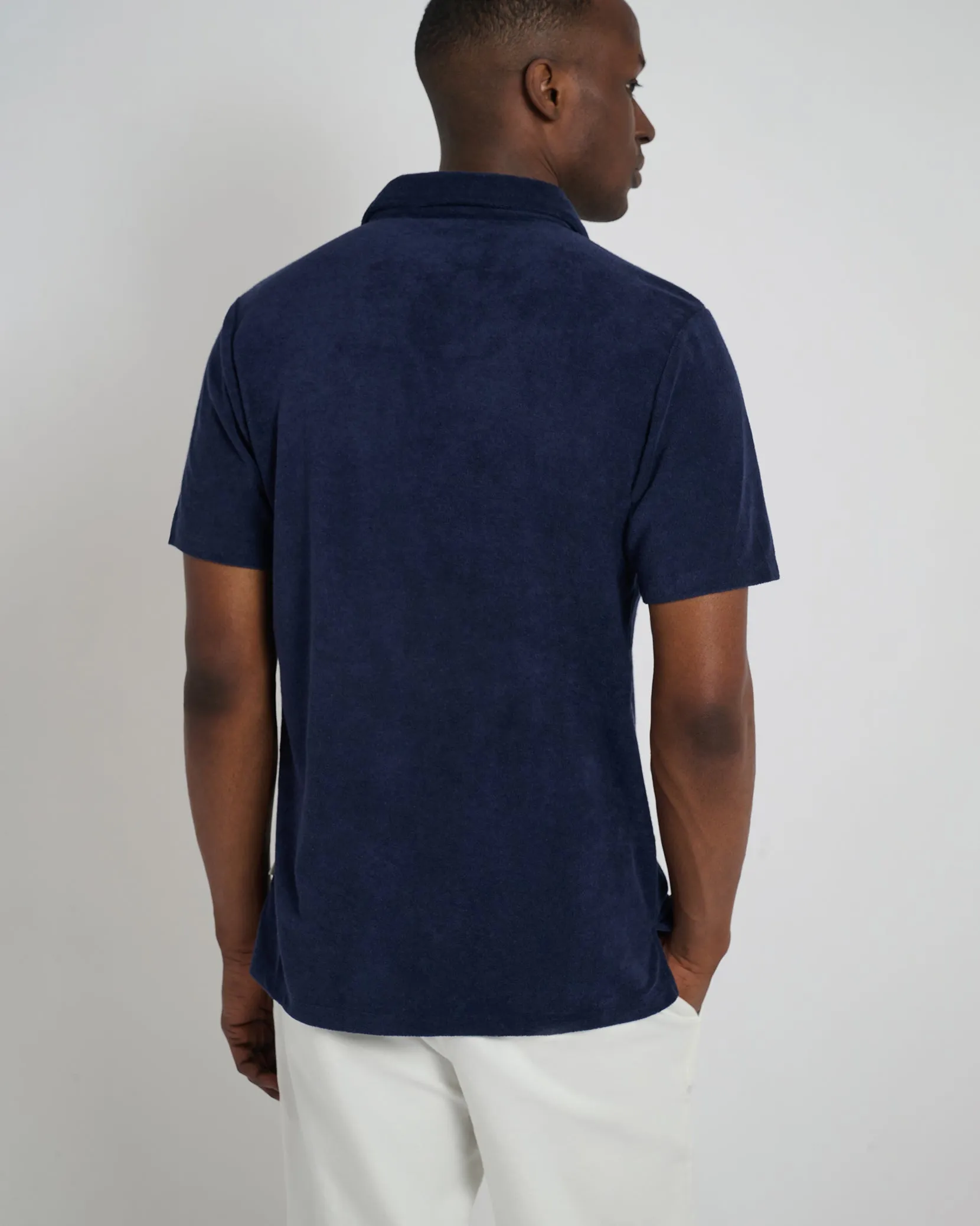 Towel Terry Johnny Collar Polo sold by Onia product image thumbnail 5