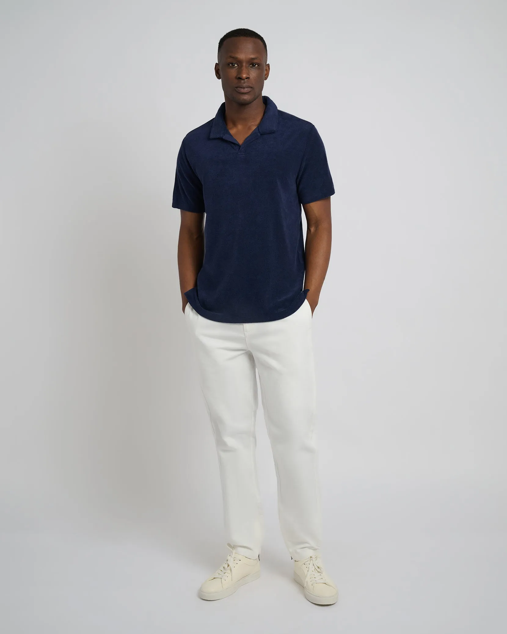 Towel Terry Johnny Collar Polo sold by Onia product image thumbnail 3