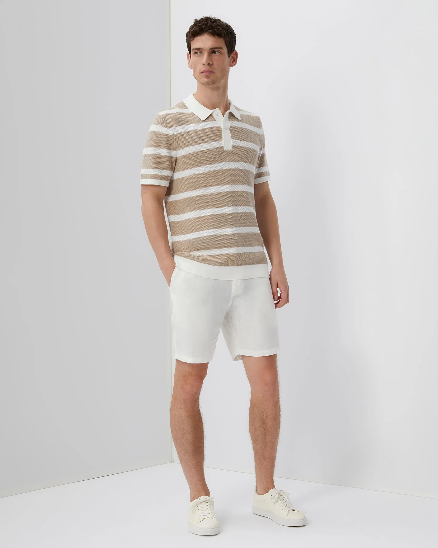 Linen Fixed-Waist Short sold by Onia product image thumbnail 3
