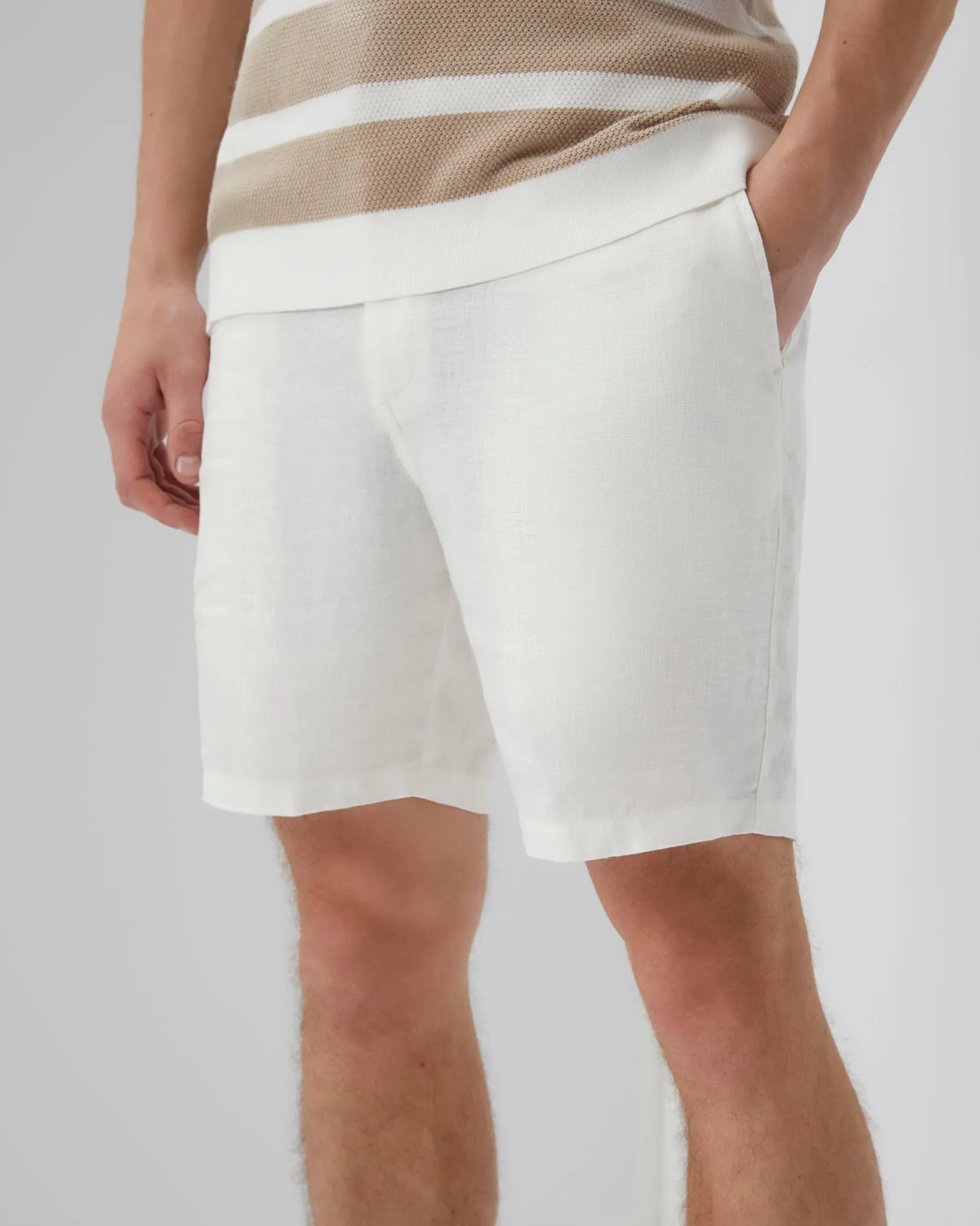 Linen Fixed-Waist Short sold by Onia product image thumbnail 4