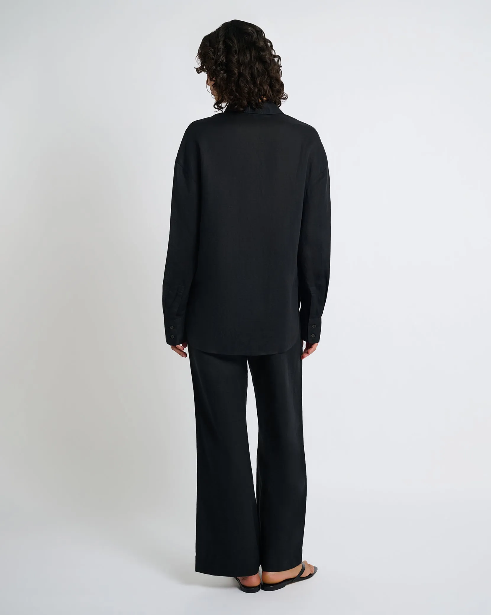 Air Linen Pleated Trousers sold by Onia product image thumbnail 5