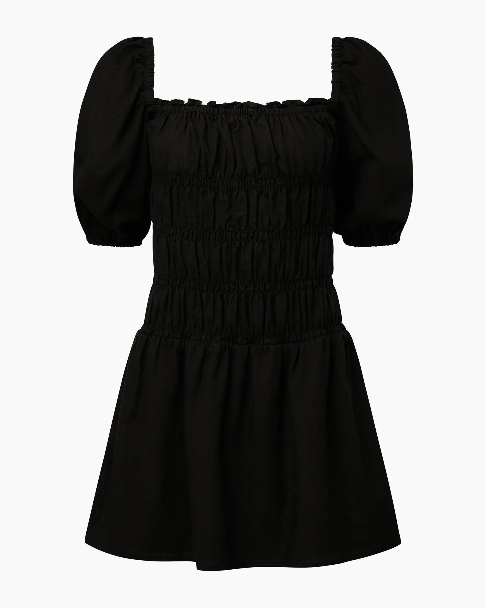 Air Linen Smocked Mini Dress sold by Onia product image thumbnail 2
