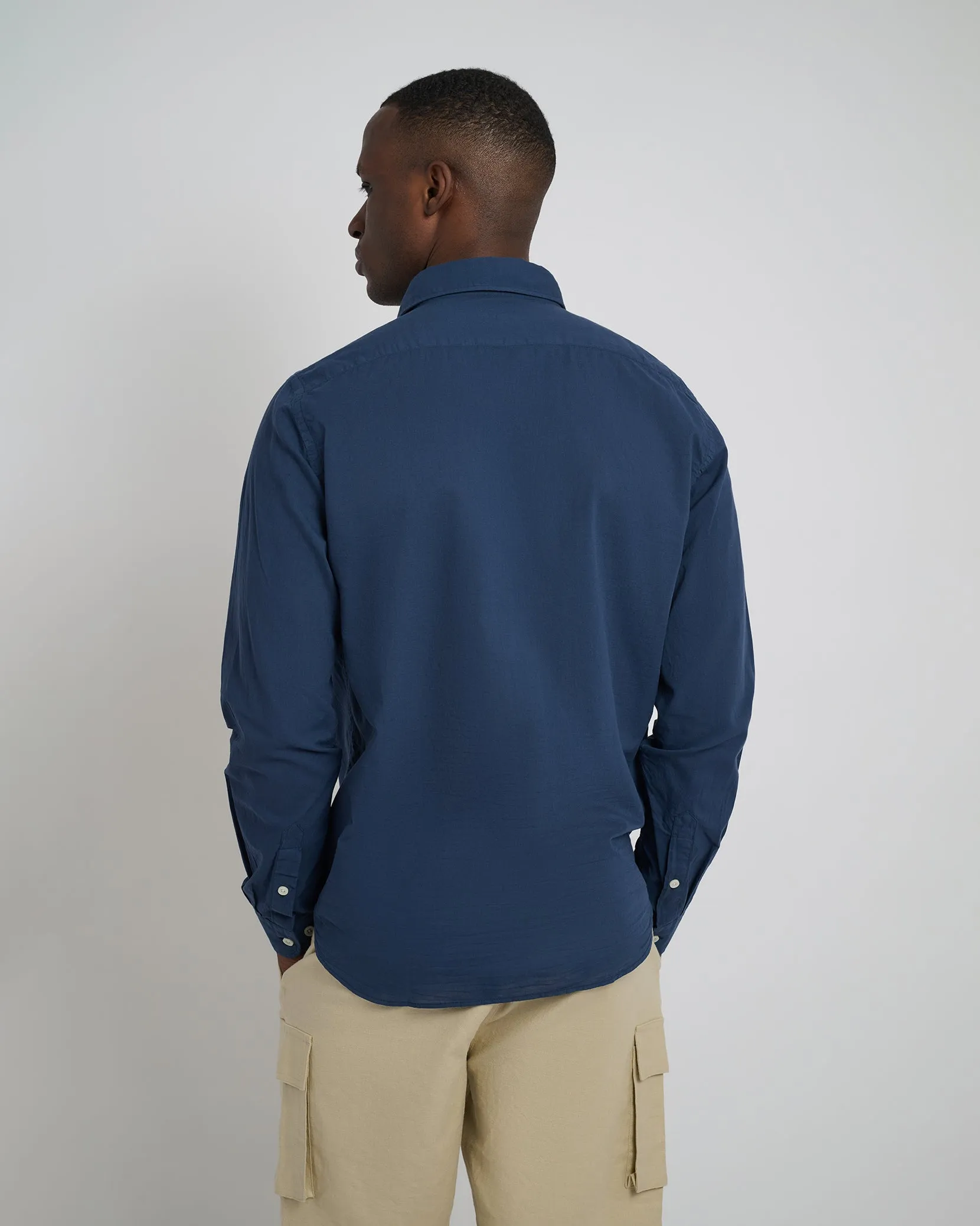 Garment Dye Cotton Voile Shirt sold by Onia product image thumbnail 5