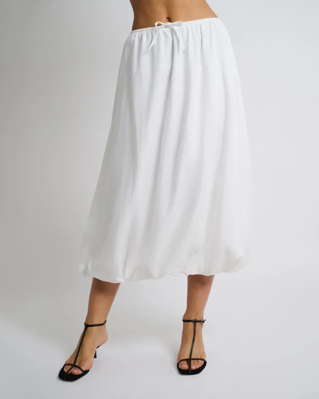 Air Linen Bubble Maxi Skirt sold by Onia