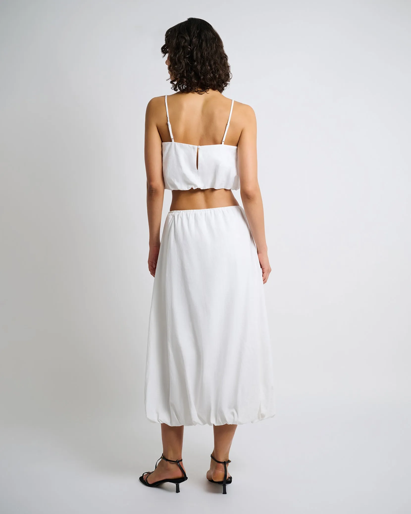 Air Linen Bubble Maxi Skirt sold by Onia product image thumbnail 5