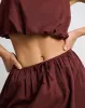 Air Linen Bubble Mini Skirt sold by Onia