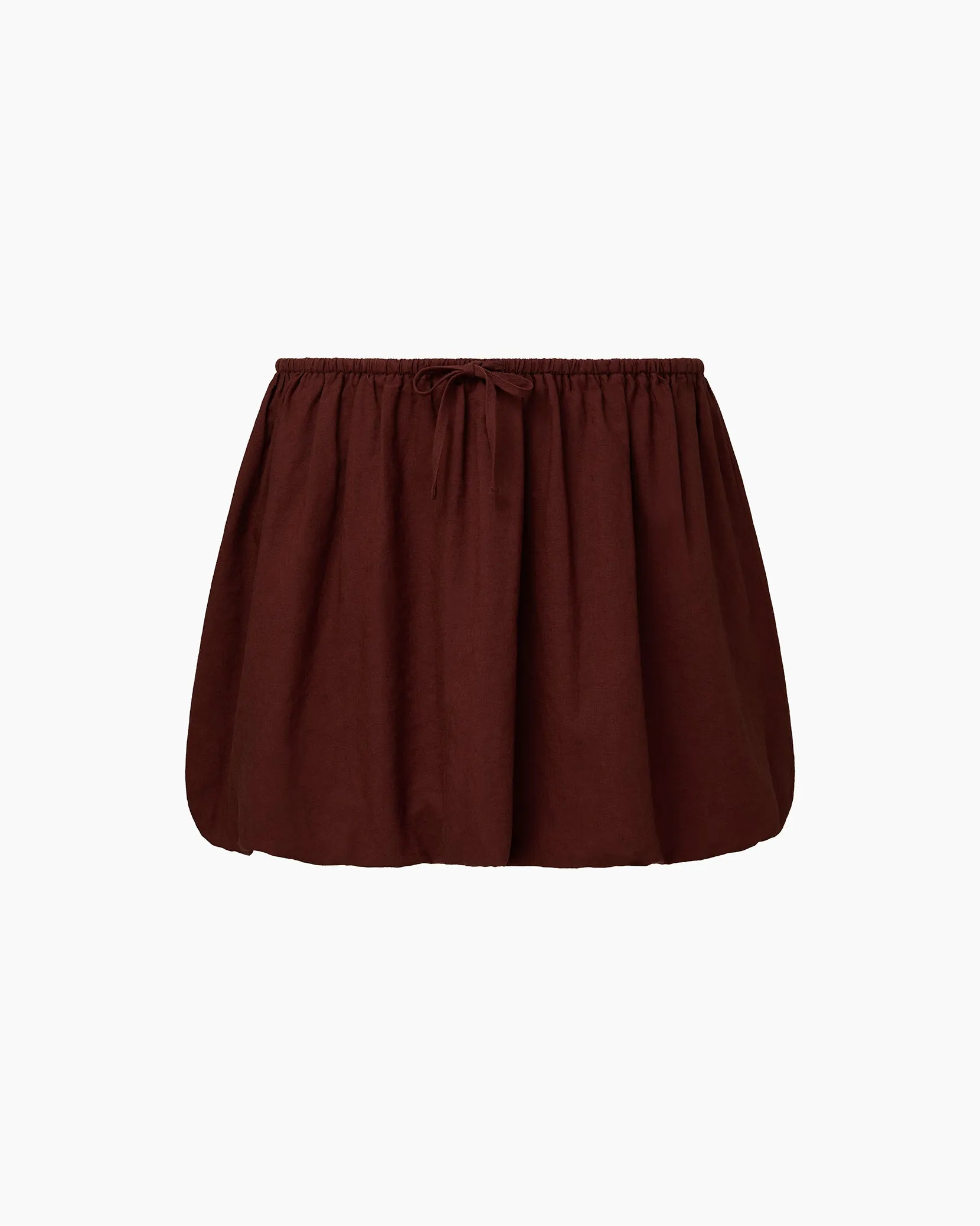 Air Linen Bubble Mini Skirt sold by Onia product image thumbnail 2