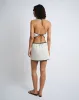 Air Linen Mini Skirt sold by Onia