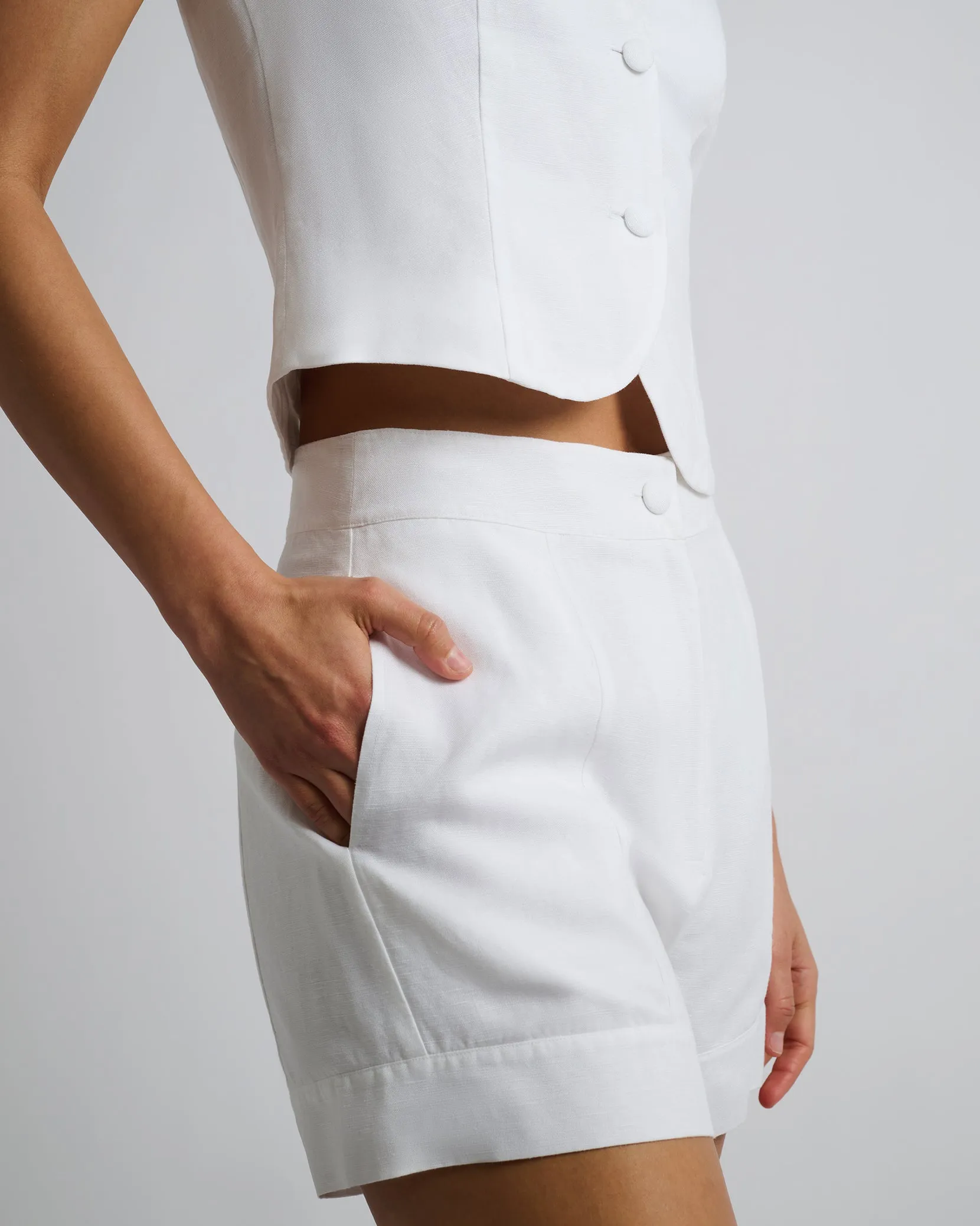 Air Linen Trouser Short sold by Onia product image thumbnail 4