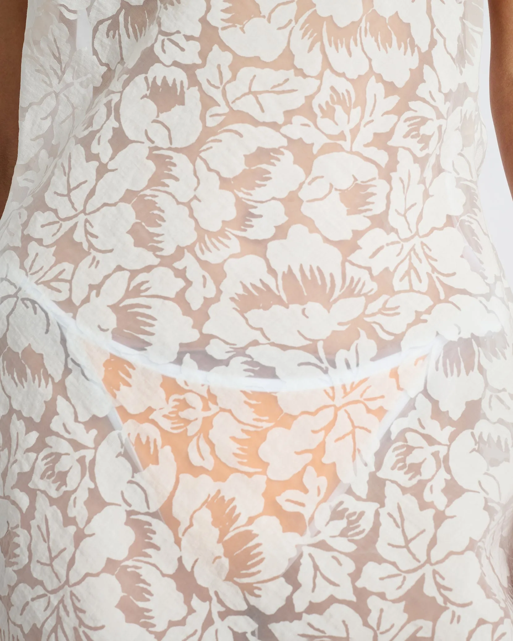 Burnout Cowl Mini Dress sold by Onia product image thumbnail 4