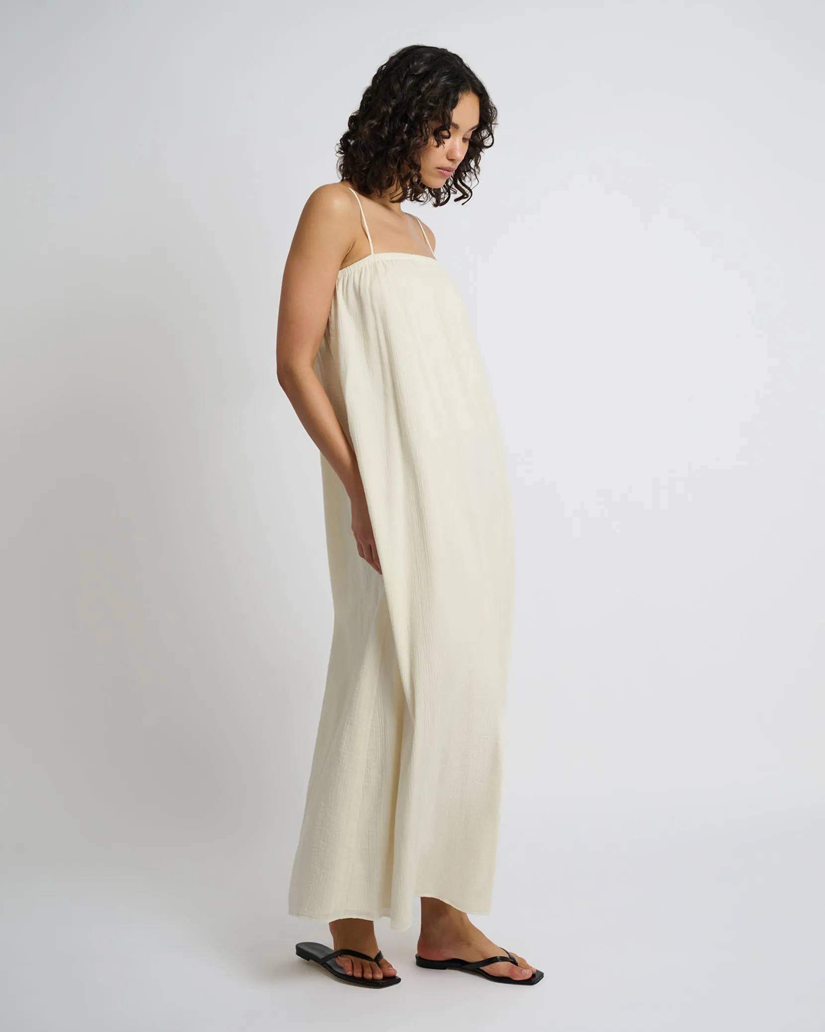 Crinkle Gauze Maxi Dress sold by Onia product image thumbnail 3