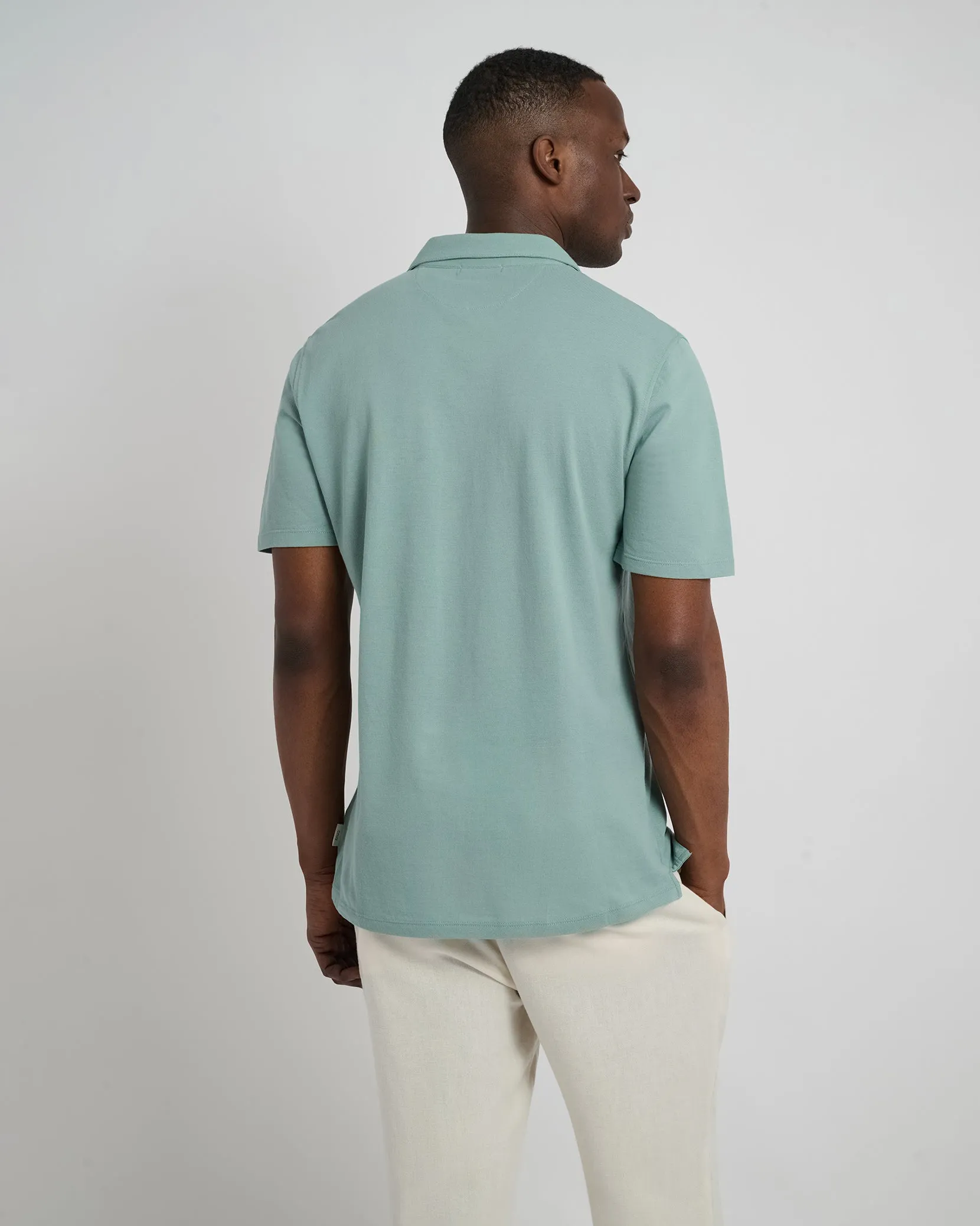 Johnny Collar Pique Polo sold by Onia product image thumbnail 5
