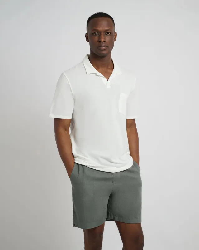 Johnny Collar Pique Polo sold by Onia