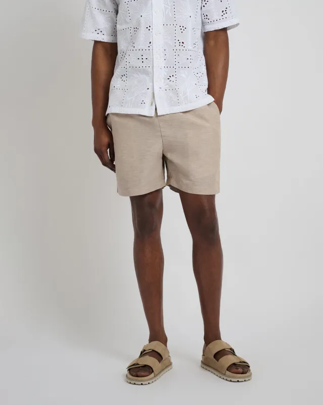 Air Linen Pull-on Short 6" sold by Onia