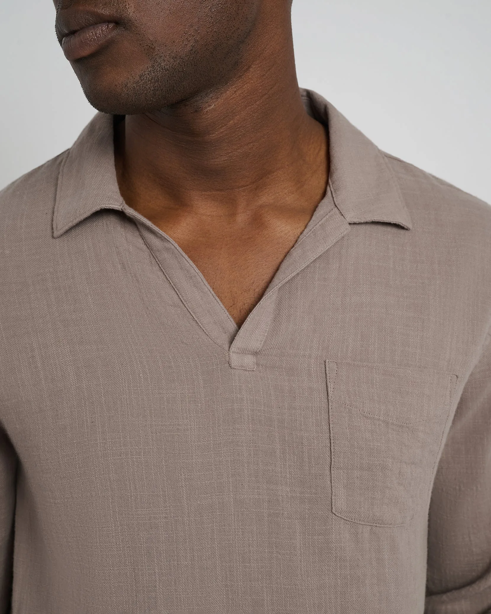 Gauze Popover Shirt sold by Onia product image thumbnail 4