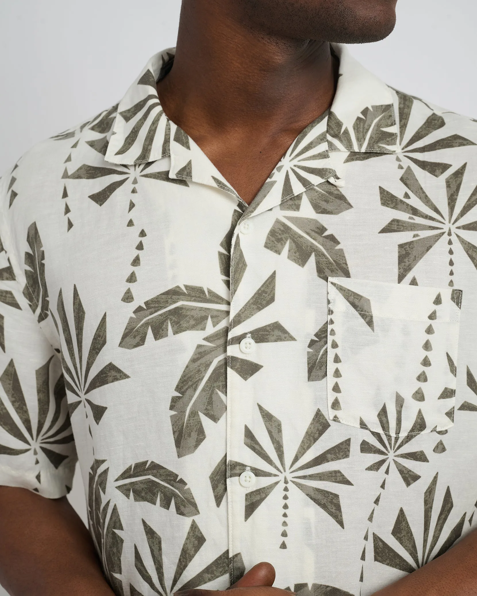 Air Linen Vacation Shirt sold by Onia product image thumbnail 4