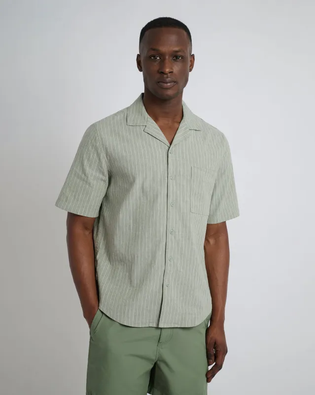 Stretch Yarn Dyed Vacation Shirt sold by Onia