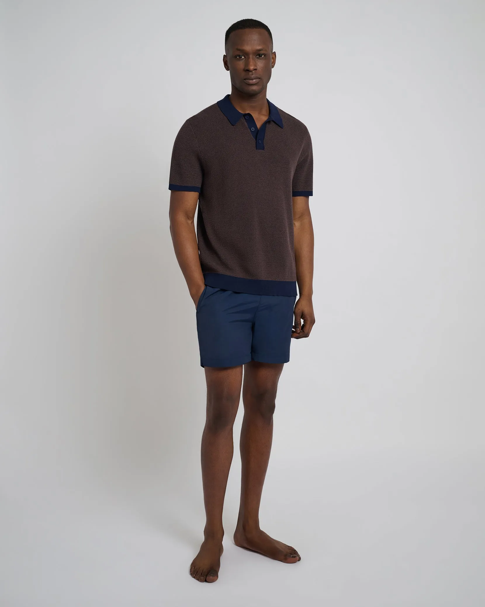 Cotton Textured Knit Polo sold by Onia product image thumbnail 3