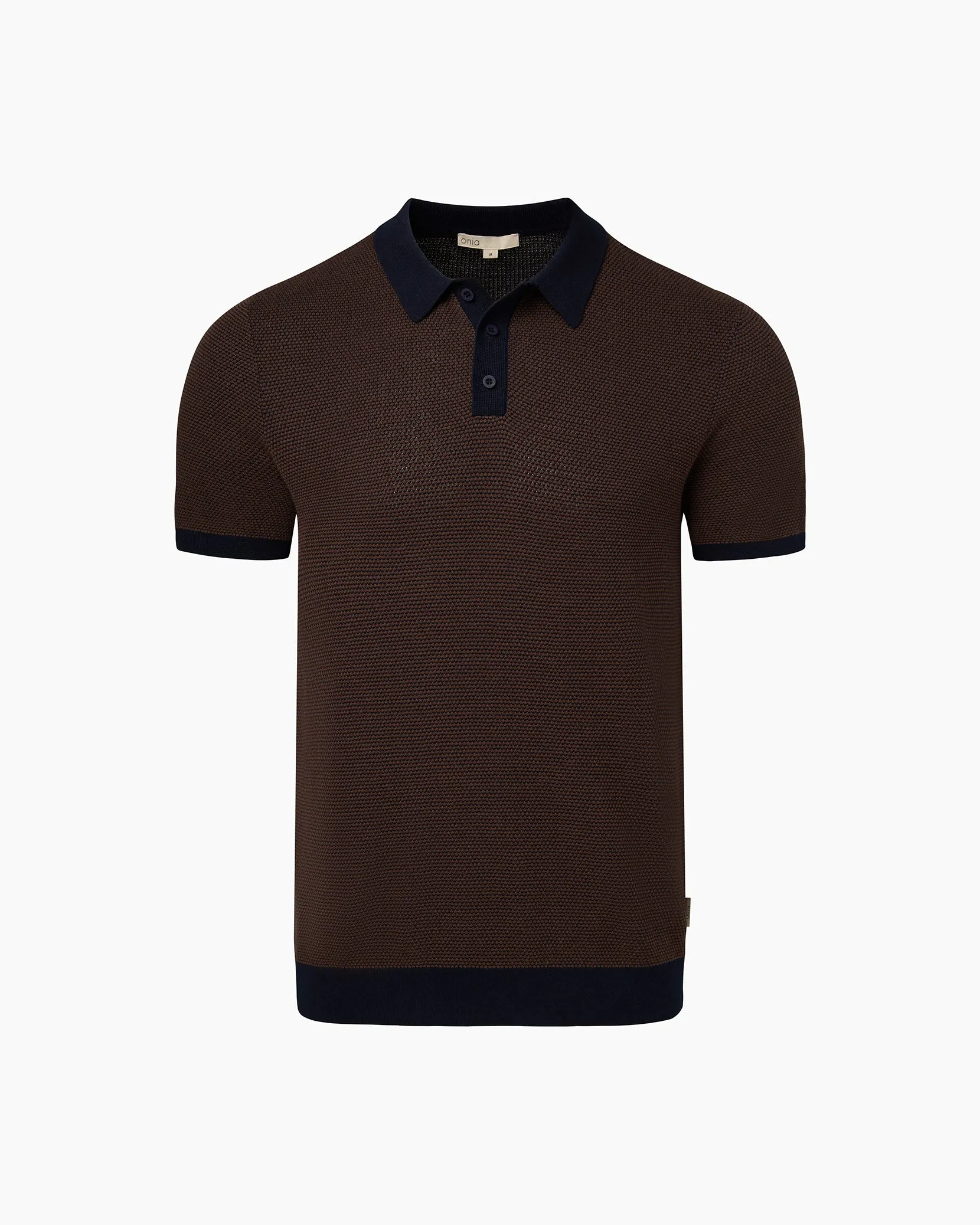 Cotton Textured Knit Polo sold by Onia product image thumbnail 2