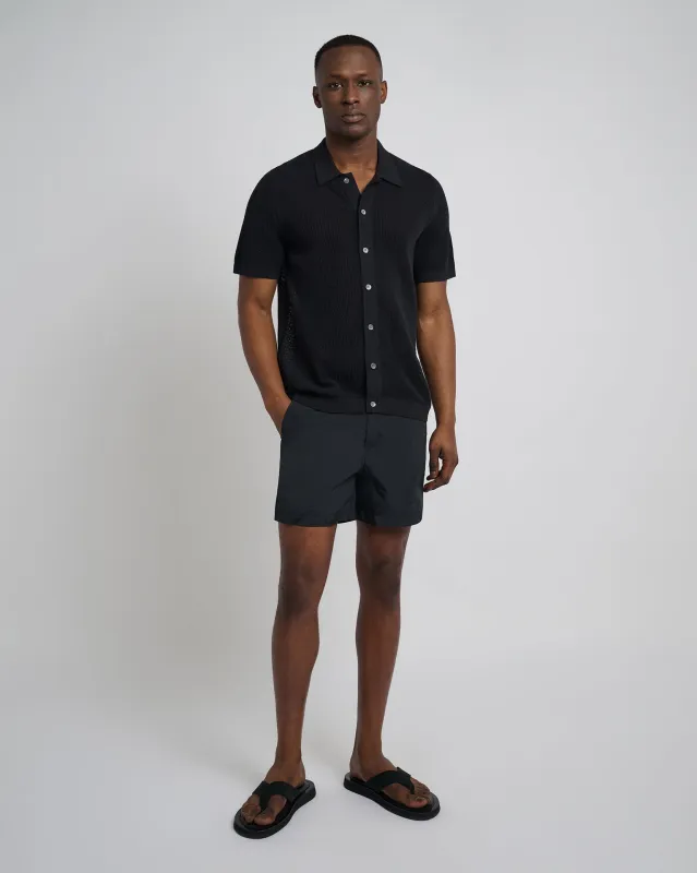 Crochet Knit Button Up Shirt sold by Onia