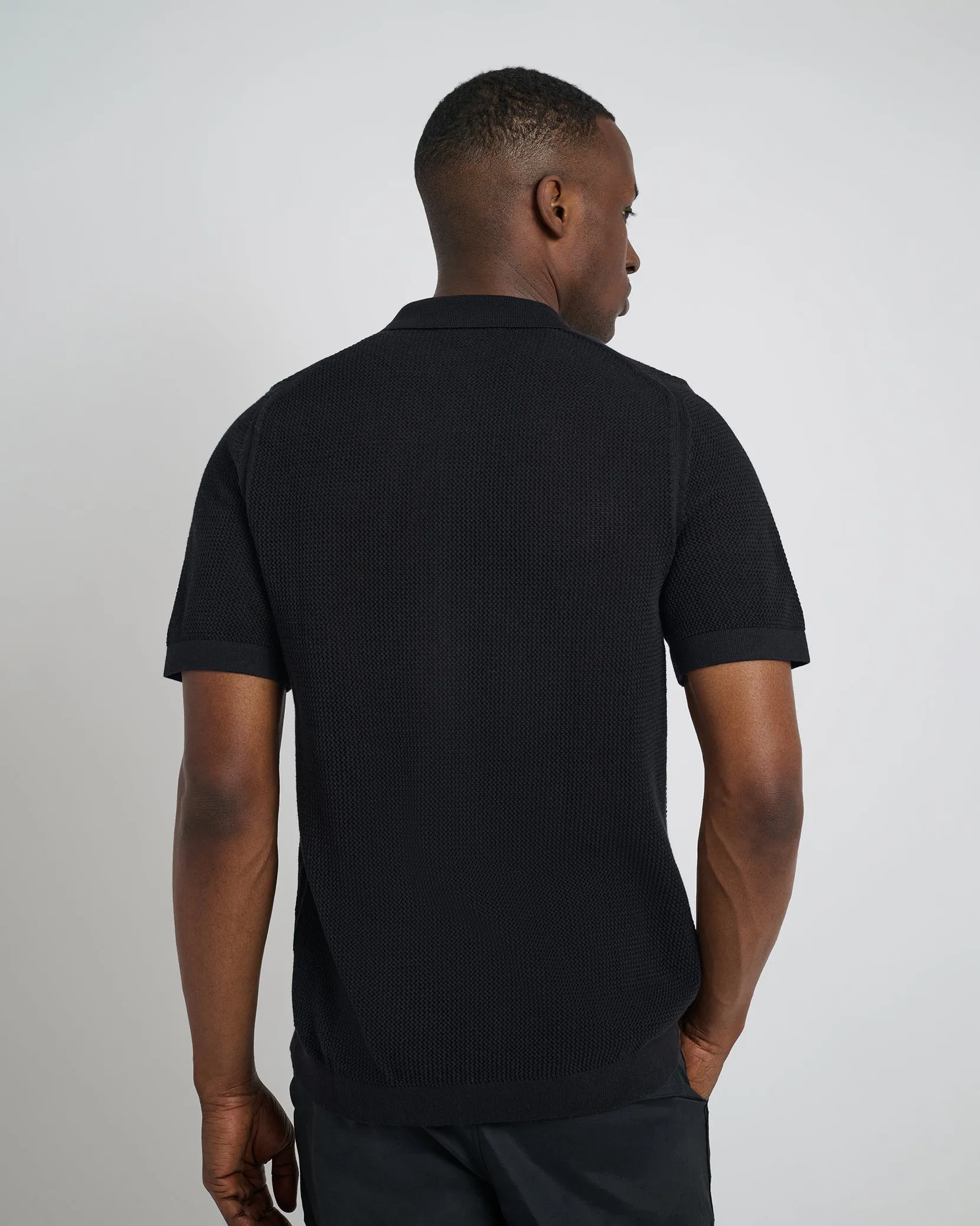 Crochet Knit Button Up Shirt sold by Onia product image thumbnail 5