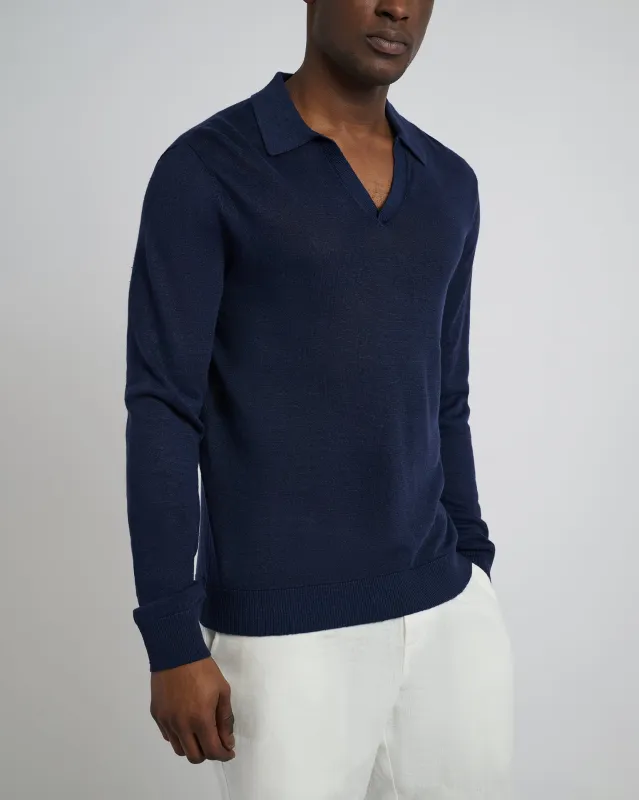 Linen Sweater Long Sleeve Johnny Polo sold by Onia